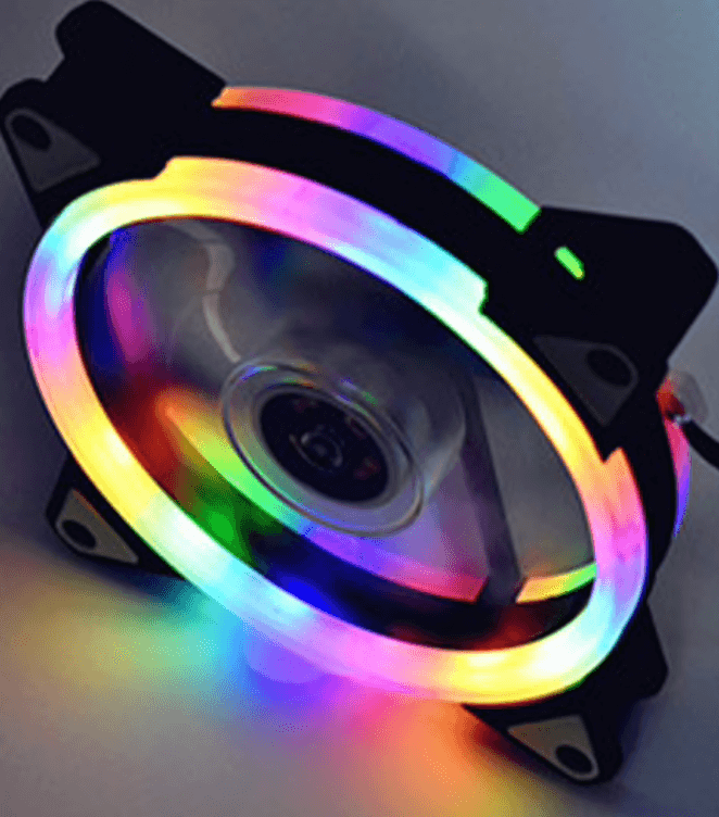 Decorative LED fan