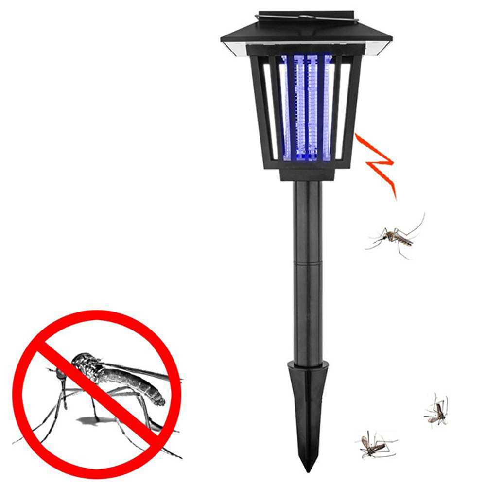 GM10970 solar mosquito killer garden lamp with Purple outdoor garden lights
