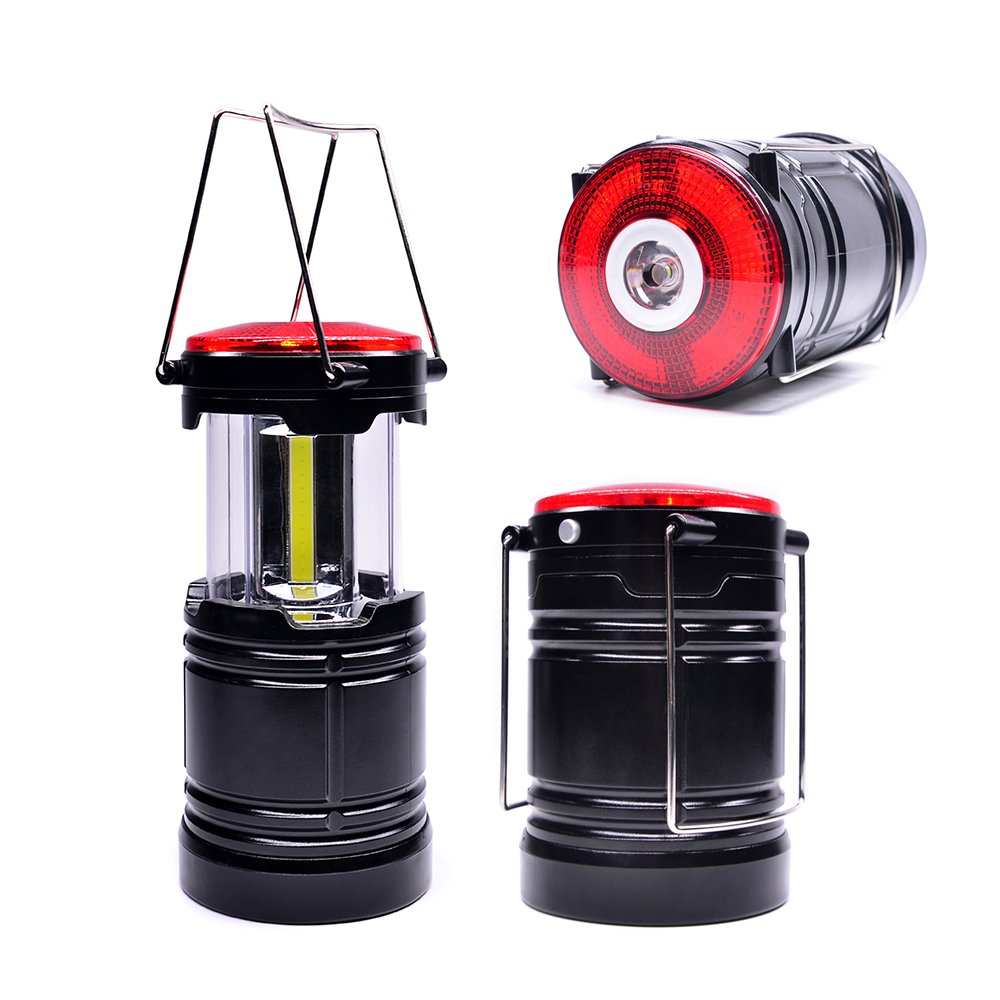GM11485 2-in-1-Portable-Collapsible-COB Battery Operated Lanterns
