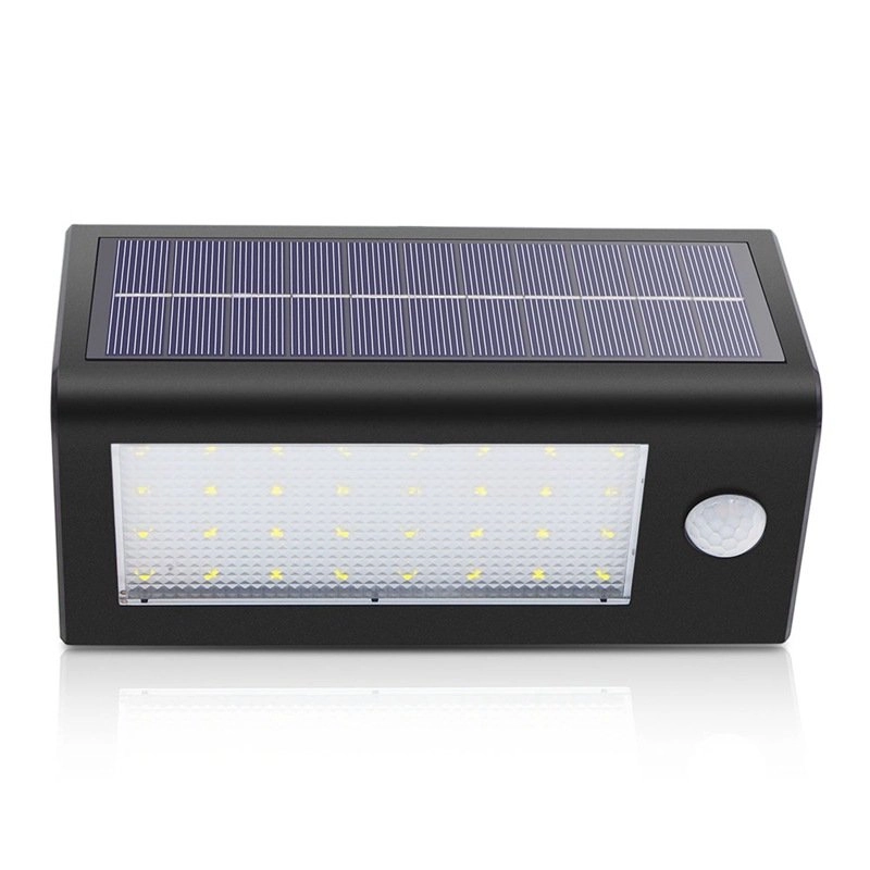 GM10966 Outdoor Waterproof Solar Motion Sensor Wall battery garden lights