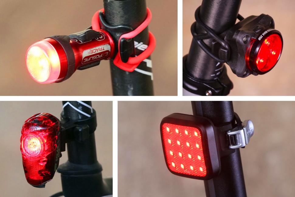Rear LED Strobe Warning Light Bike