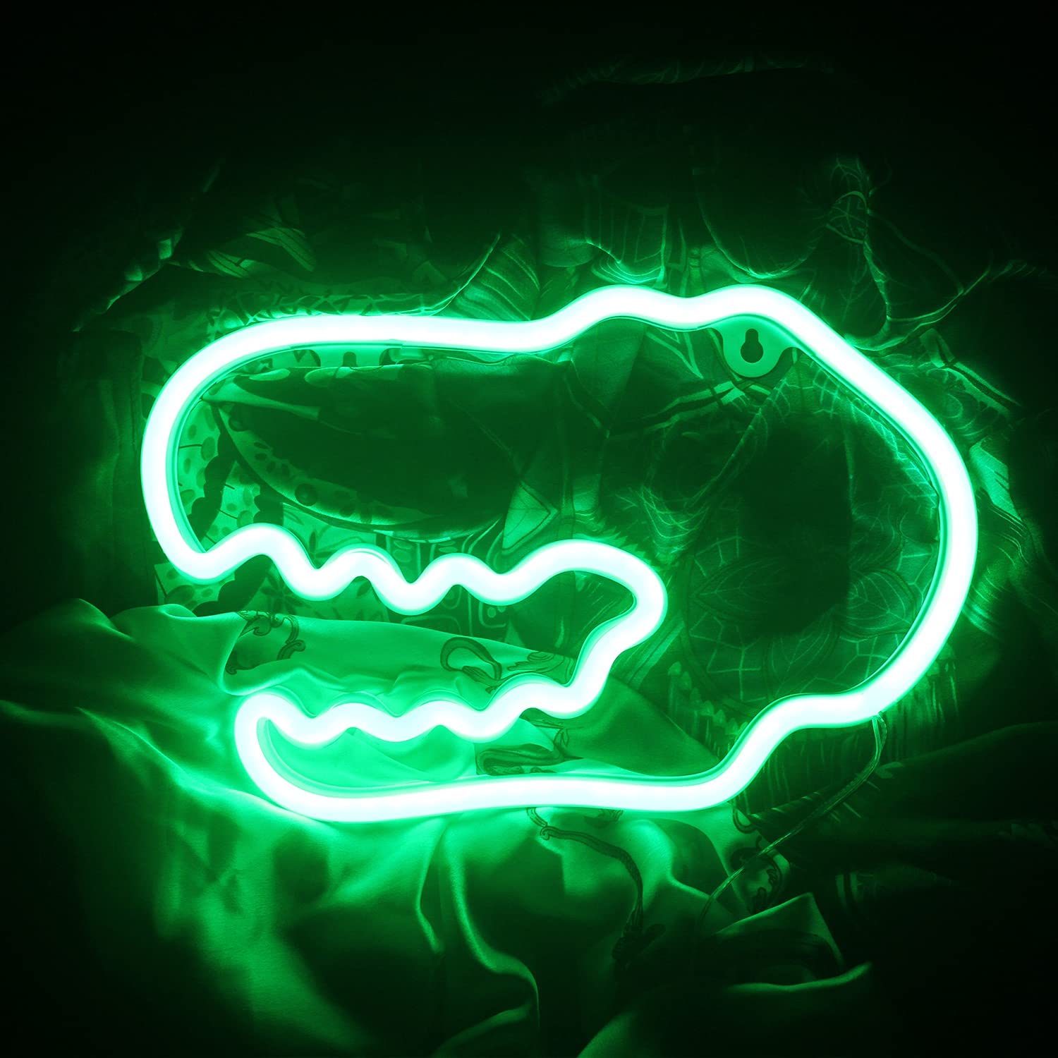 Dinosaur Head Neon Light