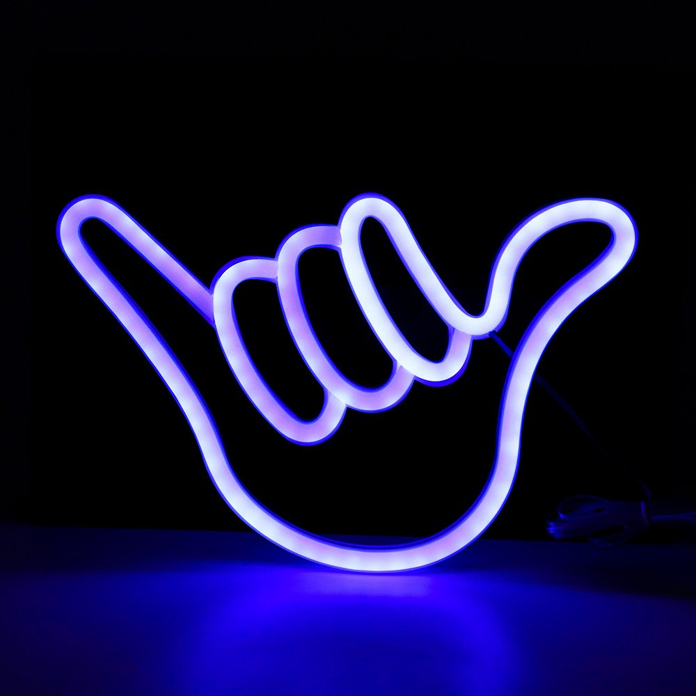 Finger Neon Light