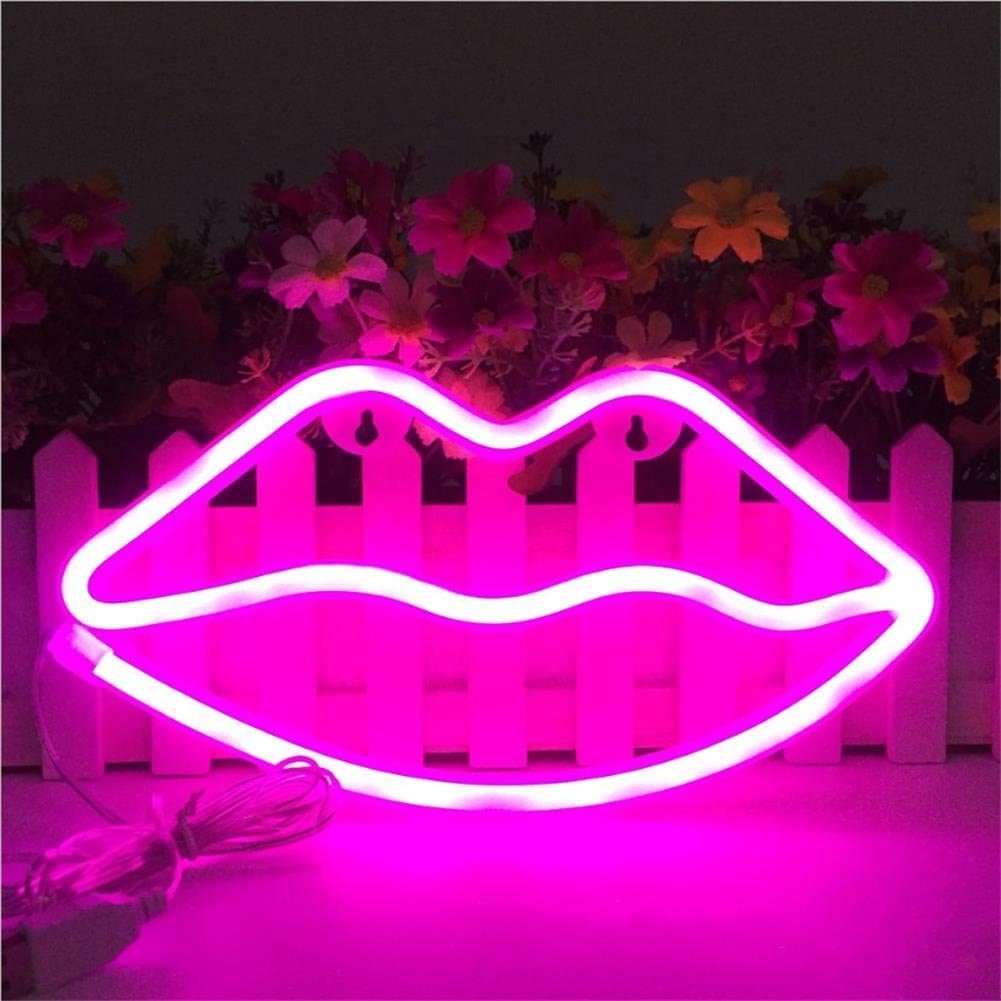 Lip Neon Light